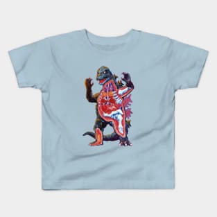 Godzilla anatomy Kids T-Shirt